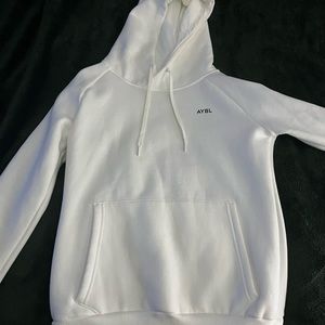 AYBL- Staple White Hoodie- size small